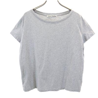 French Sleeve T-shirt XS Gray Stretch Plain Women Used