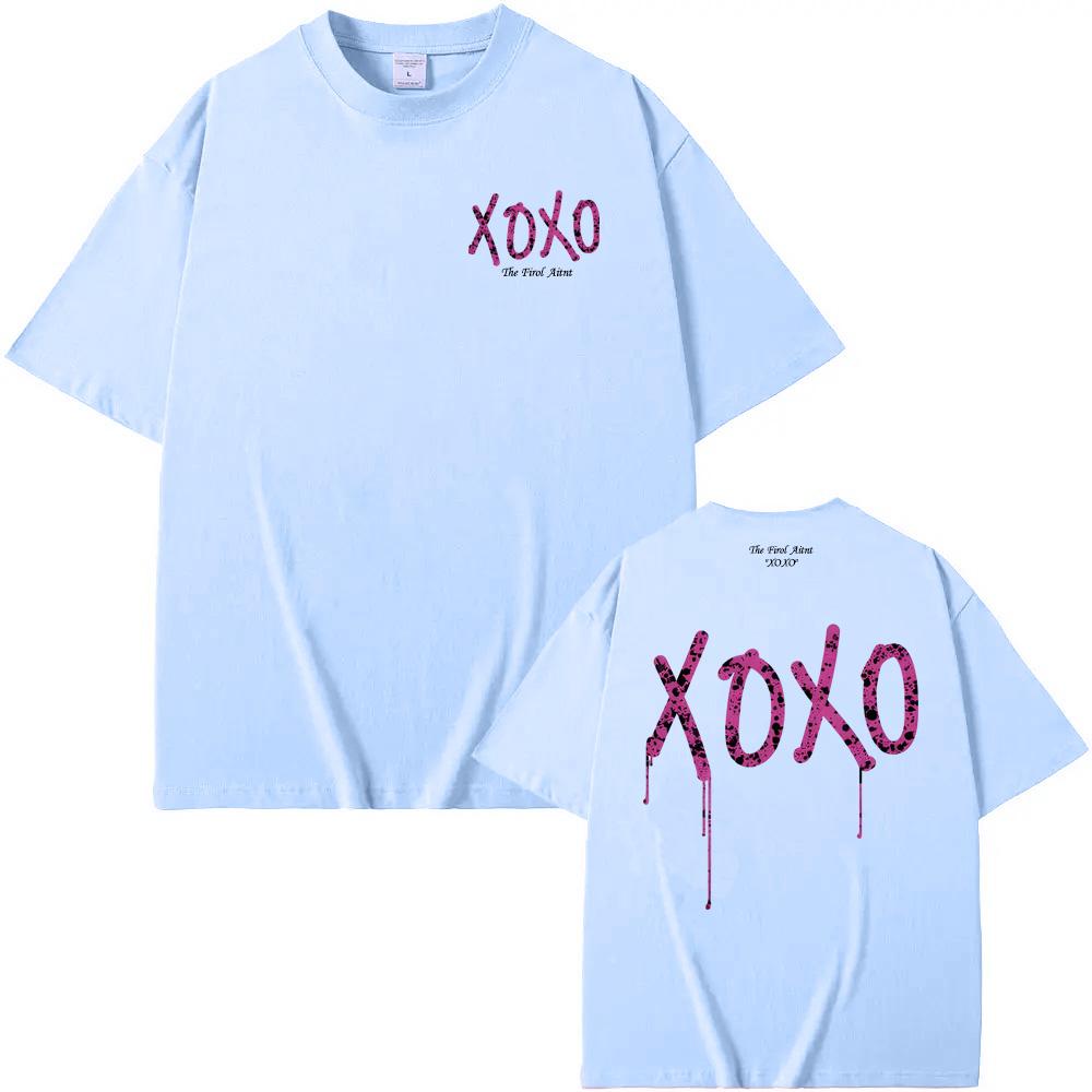 JEON SOMI T-Shirts 2025 Sommer Neu Rockärmel Oversized 100% Baumwolle Weiche Kleidung Rundhals Hohe Qualität Camiseta Hombre 4XL