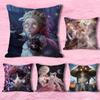 I-IdentityS V Game Pillow Cases for Bedroom Living Room Sofa Home Decor Polyester Cushion Cover with Zipper