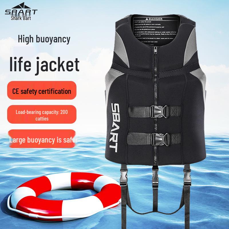 Adult Portable High Buoyancy Life Vest for Rafting and Paddleboarding