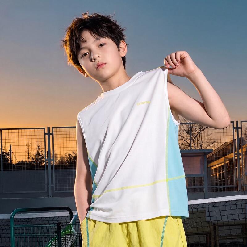 Moonkids Boys Ice Silk Quick-Dry Sleeveless Sport Set 170cm