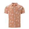 Summer New Tie-dye Lapel Short-sleeved Men's Beach Casual Sports All-match Shirt