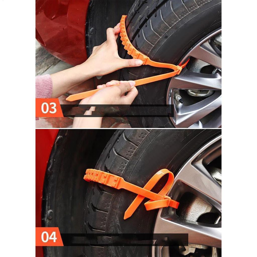 Rutschkette Auto Winter Rutschkette beschädigt den Reifen nicht Kabelbinder Geländewagen Van Elektroauto Schnee Rutschkette