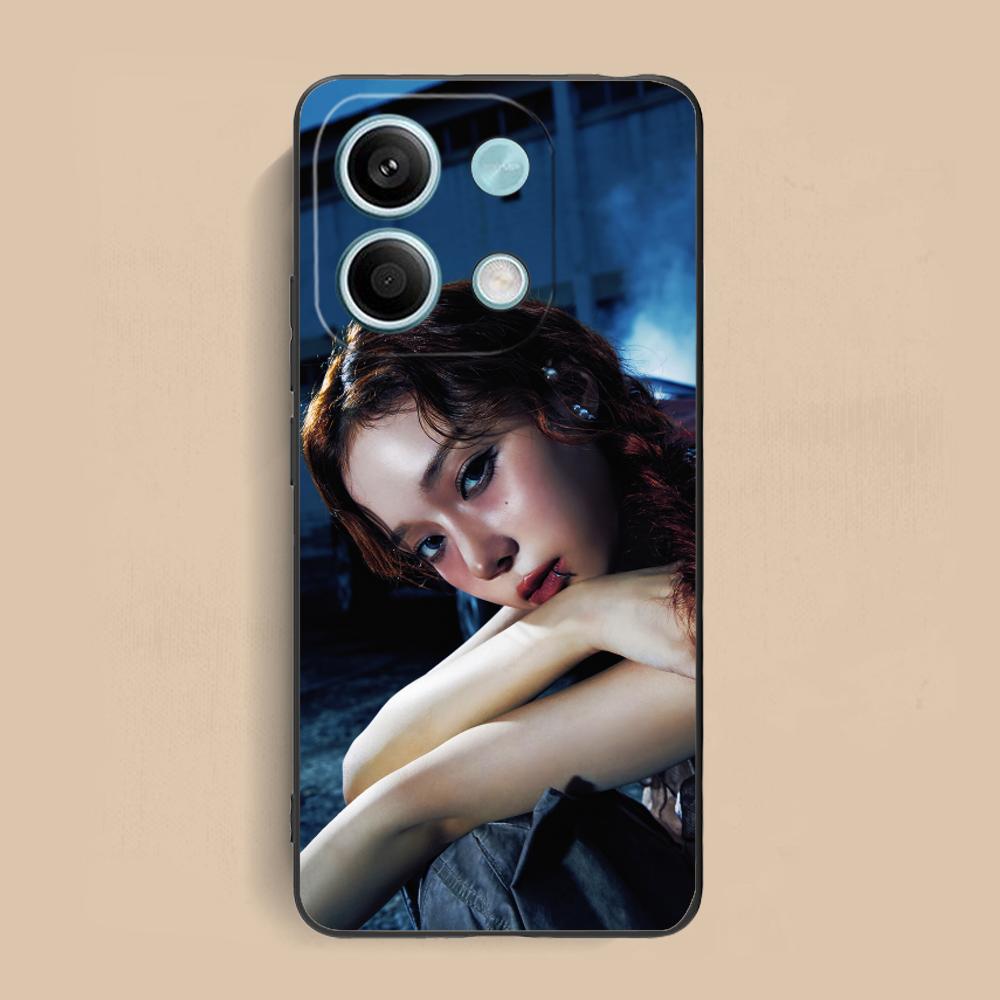 KPOP Girl Winter Phone Case for Xiaomi Redmi Note 14 13 12 11 S Pro Plus 4G 5G Soft TPU Shockproof Cover