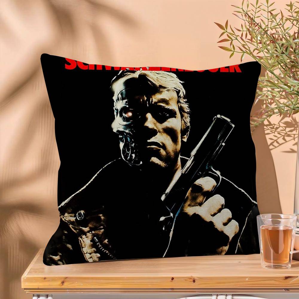 S Movie TV The Terminator Pillow Cover Sofa Cushion Cover Home Room Decoration Children Gift