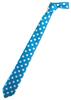 [HANG OVER] Long-selling product [Made in Japan] 6cm large polka dot tie (TurquoiseWhite)