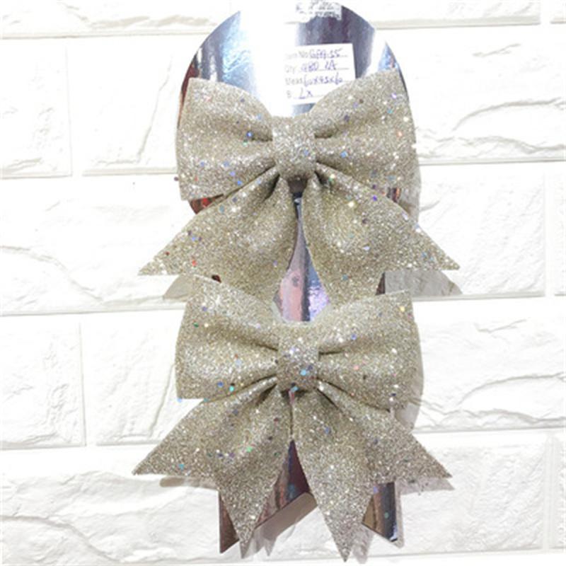 2buc Frumos Arc Decorat pentru Pom de Crăciun Decorare de sărbători pentru petrecere