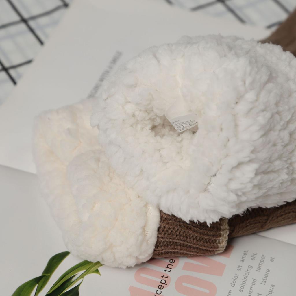Fuzzy Thermal Socks Women Winter Funny Cat Dog Sloth Cute Kawaii Non Slip Cartoon Sleeping Soft Comfy Female Floor Slippers Sock