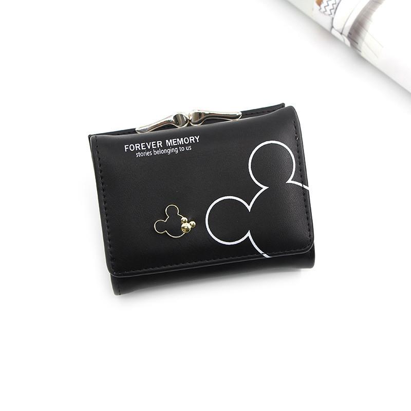 Mickey Mouse Girls Wallet With Pu Leather Material And Cartoon Print For Daily Use