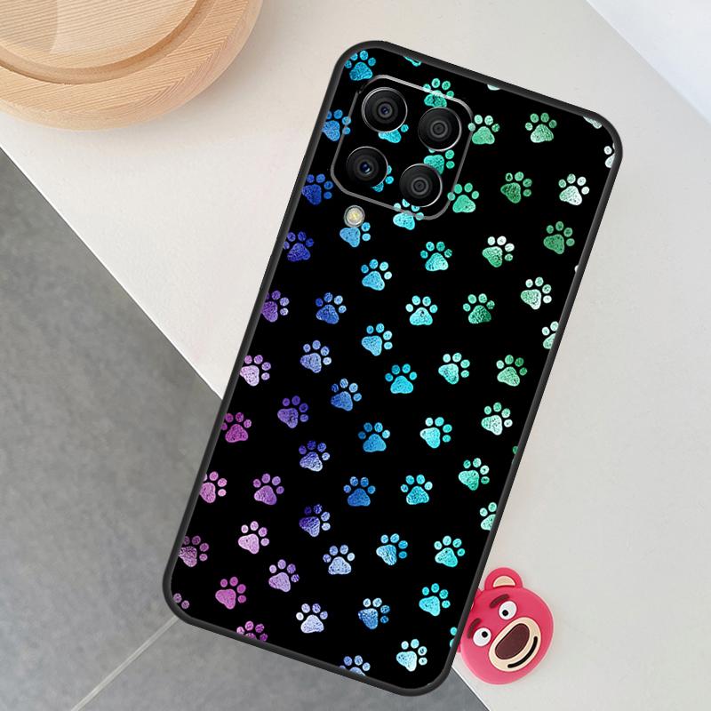Cat Dog Paws Case For Samsung Galaxy M14 M34 M54 M33 M21 M31 M16 M36 M56 M53 M13 M12 M32 M52 M15 M55 M35