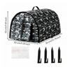 Pet Shelter with Carrying Handle Windproof Waterproof Ground Stakes Portable for