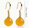 Women's Multicolor Agate Chinese Style Earrings Earrings Ball Pendant Design Simple Luxury Wedding - Perfect Gift Popular Fashion  Jewelry Accessory