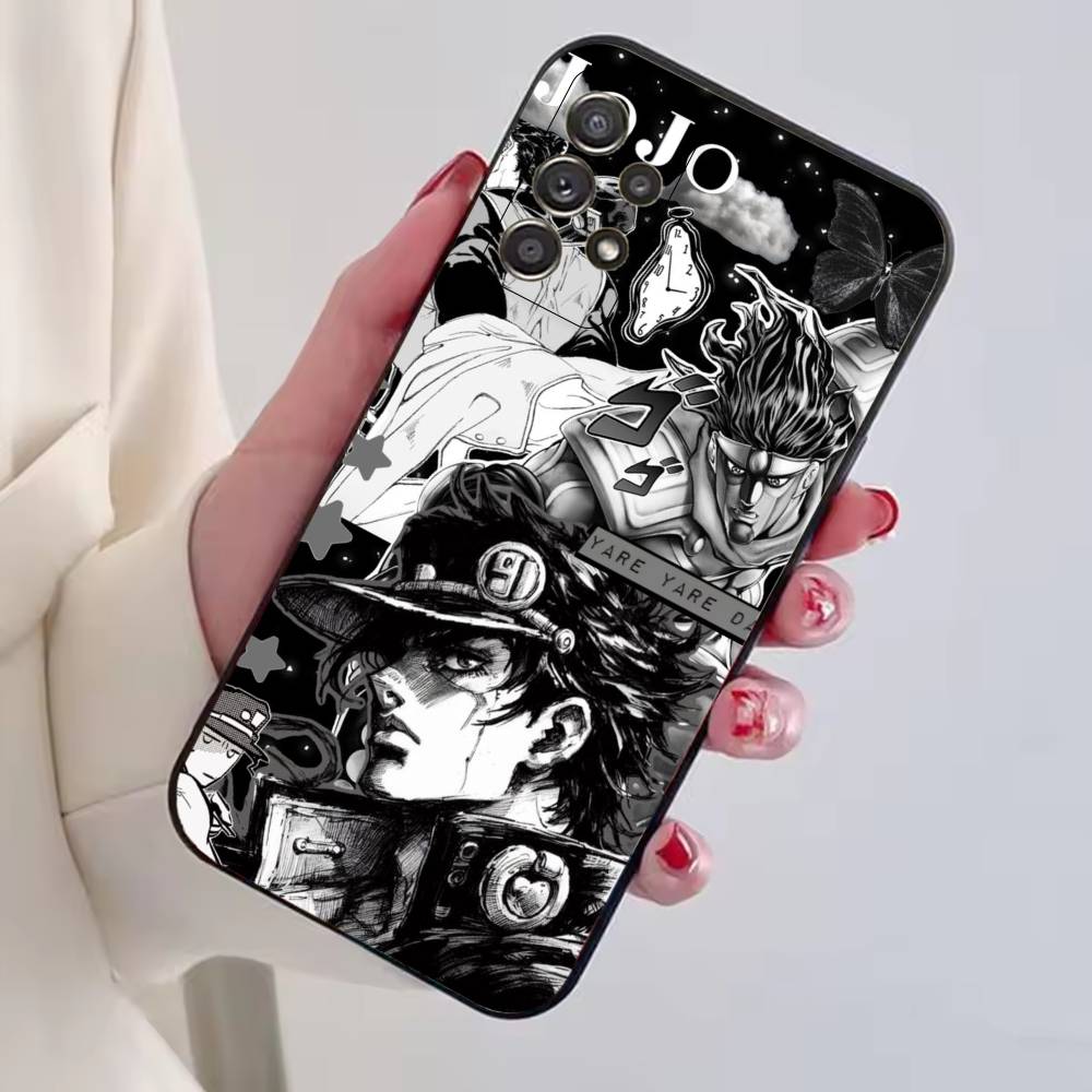 K-Kujo Jotaro Anime J-JOJO Handyhülle Für Samsung S25,S24,S21,S22,S23,S30,Ultra,S20,Plus,Fe,Weiche Silikon Schwarze Hülle