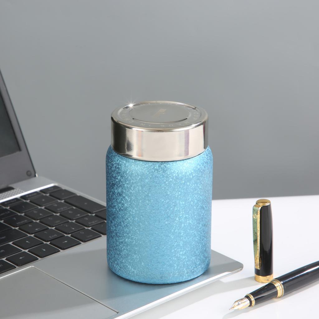 Mini Pure Titanium Thermos Cup Titanium Cup Stewed Tea Health Water Cup 280ml Pot Open Lid Water Bottle Water Bottle