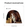 Cute 3D-style Cartoon Mouse Hole Wall Sticker Kitchen Living Room Kid Bedroom Wall Corner Decal Creative Fun Interior Decoration
