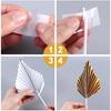 28 Pcs Gold Balls Cake Toppers Gold Palm Leaves Cake Decorations Insert Decorations for Birthday Baby Shower Wedding Party Decor
