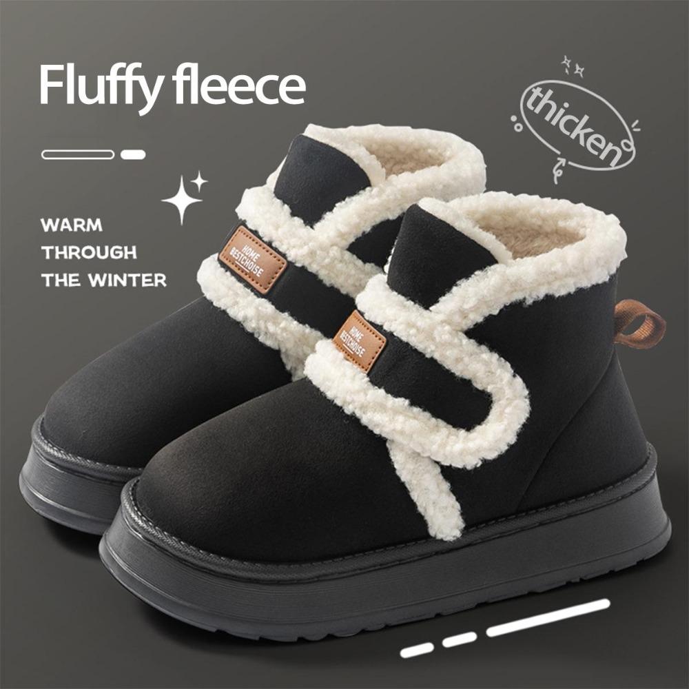 2025 New Women's Winter Snow Boots with Thickened Velvet Lining for Non-Slip, Warmth, and Comfort
