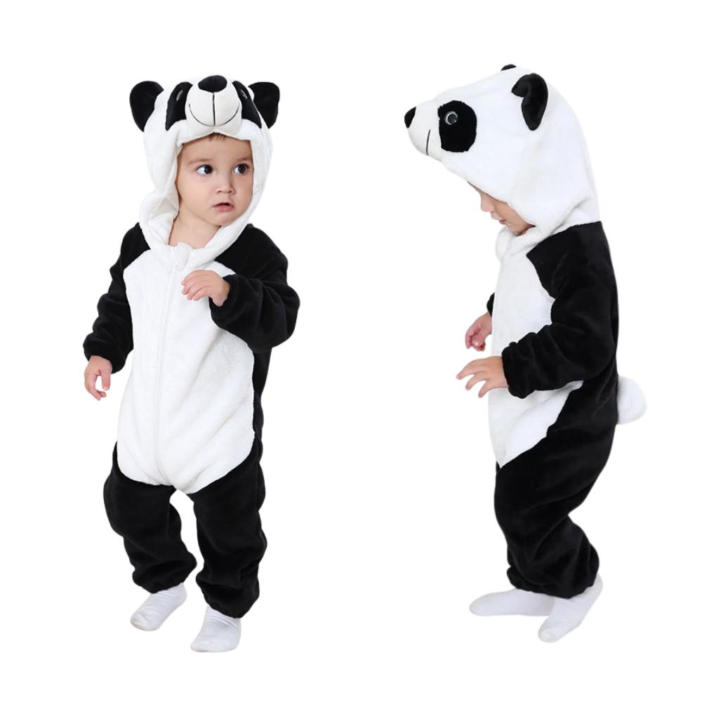 Piżama Onesie Kostium Przebranie Śpiochy  Panda Niemowlę 100: 85-90 Cm