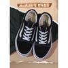 Vans Classic Canvas Checkerboard Low top Kids' Skateboarding Shoes Black White Kids' VN000W9T6BT