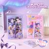 Stationery Set Original New KPOP Stationery Buckle Bag Set Student Stationery Souvenir Gift