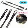 Anti-Theft Reminder Rope Motorcycle Bicycle Full Helmet Storage Wire Rope Helmet Luggage Anti-Theft Rope Outdoor Sports Use