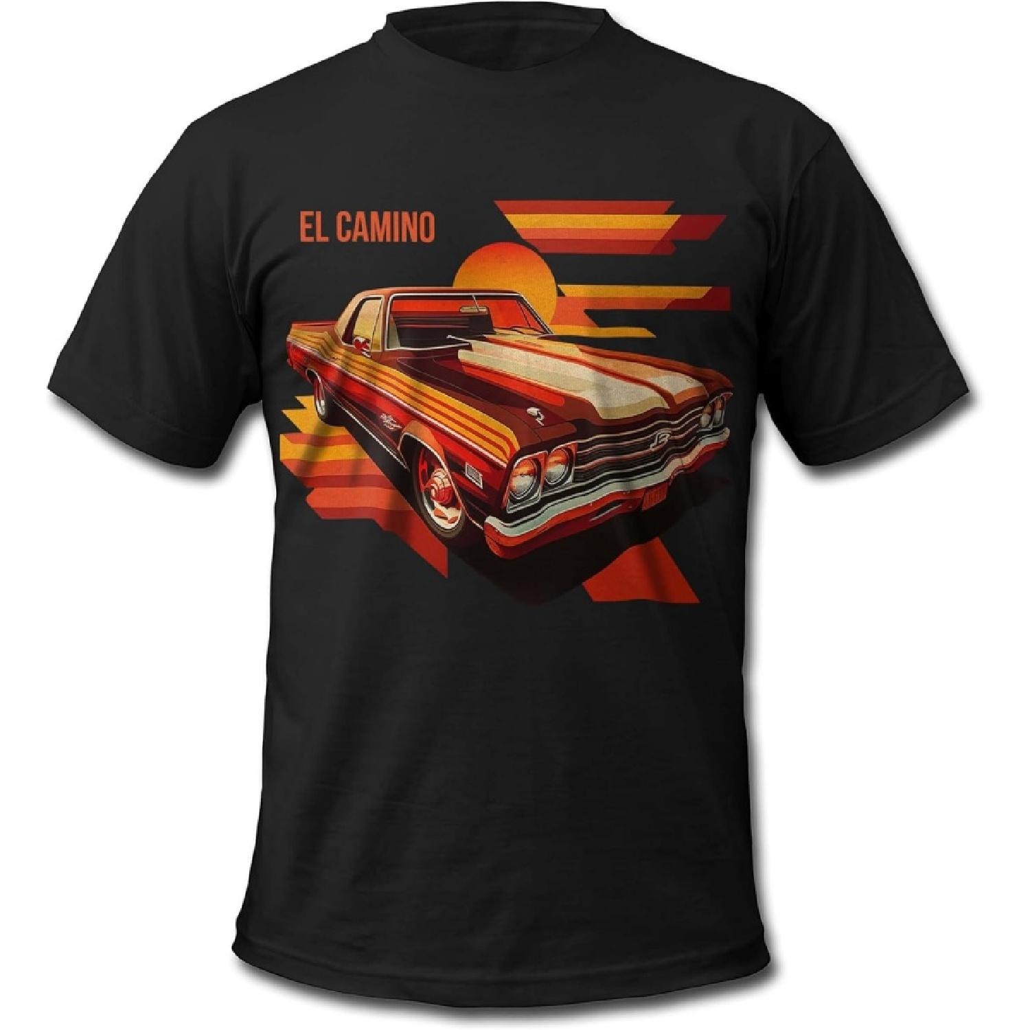 GTO Clothing Men s El Camino 2 American Muscle Car T-Shirt S