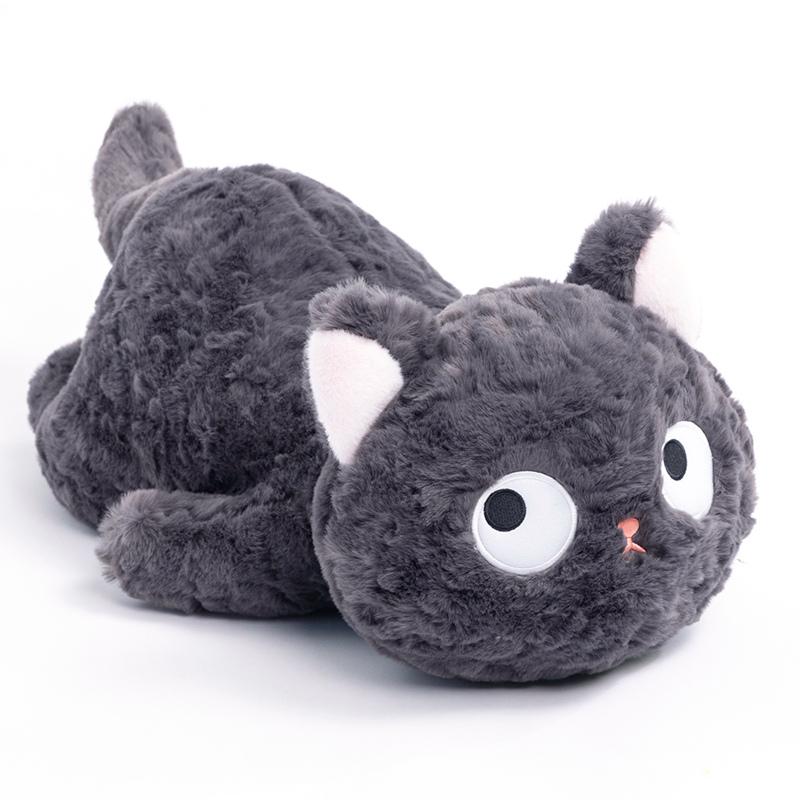 Cartoon Sit Lieing Squat Black Cat Plush Toys Cute Soft Lovely Stuffed Pillows Dolls For Birthday Festival Gift