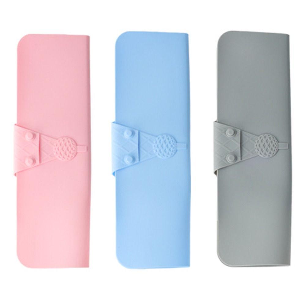 Folding Hair Curler Storage Bag Silicone Curling Iron Carrying Case  Travel Case