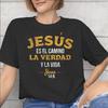 Jesus Esperanza Devida Spanish Merch Unisex Unisex T Shirt Pure Cotton Tee Graphic Printing Tshirt Clothes