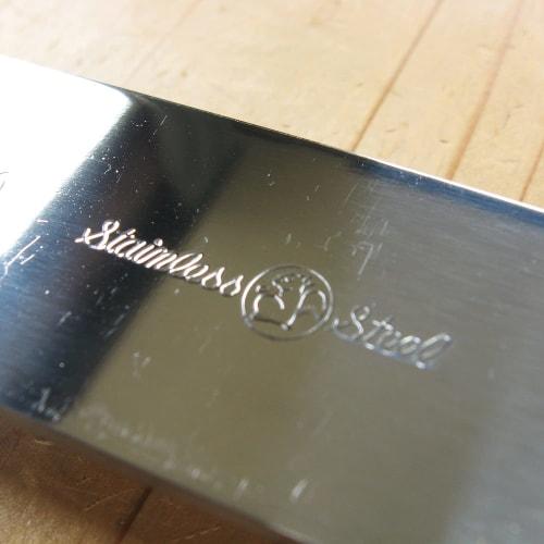 Nagao Tsubame-Sanjo Okoshikin Okonomiyaki Spatula, 9.3cm Wide, Stainless Steel Handle, Made in Japan