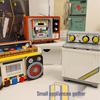 Xianci Retro Street Scene Building Blocks Educational Toy Set - TV & Refrigerator. Ideal Birthday Gift for Girls.