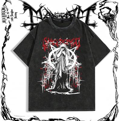 Camisetas Gráficas para Hombre Unisex Algodón Camiseta Oversize Manga Corta Streetwear Vintage Camiseta Casual Top