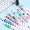 Boy Girls Decor Gifts Xmas Stationery Santa Claus Pen Merry Christmas Cartoon Ball-point Pen