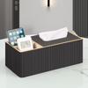 white leather, metal gray grille stripe (dual-use)