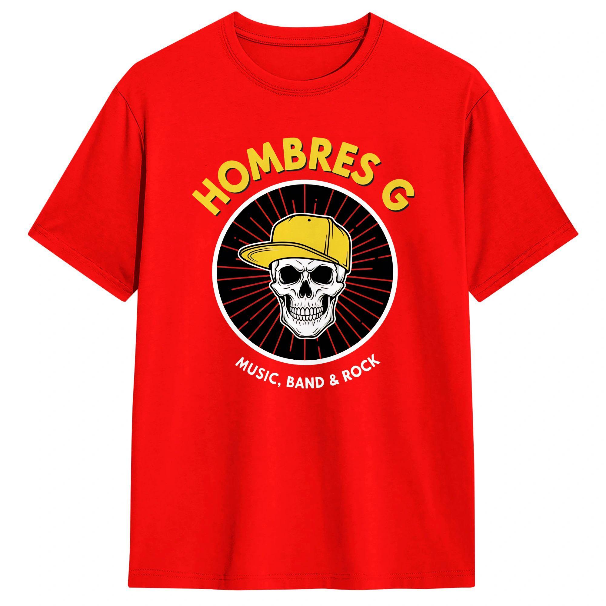 

Harajuku TShirt Hombres G Skull Music Band Cotton TShirts Trending Tee Shirt for Men Summer Y2K Fun Casual Short Sleeve Tops S