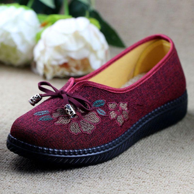 Cloth shoes women's new medium-sized old man, old lady, grandma, leap month shoes, soft-soled non-slip old man shoes