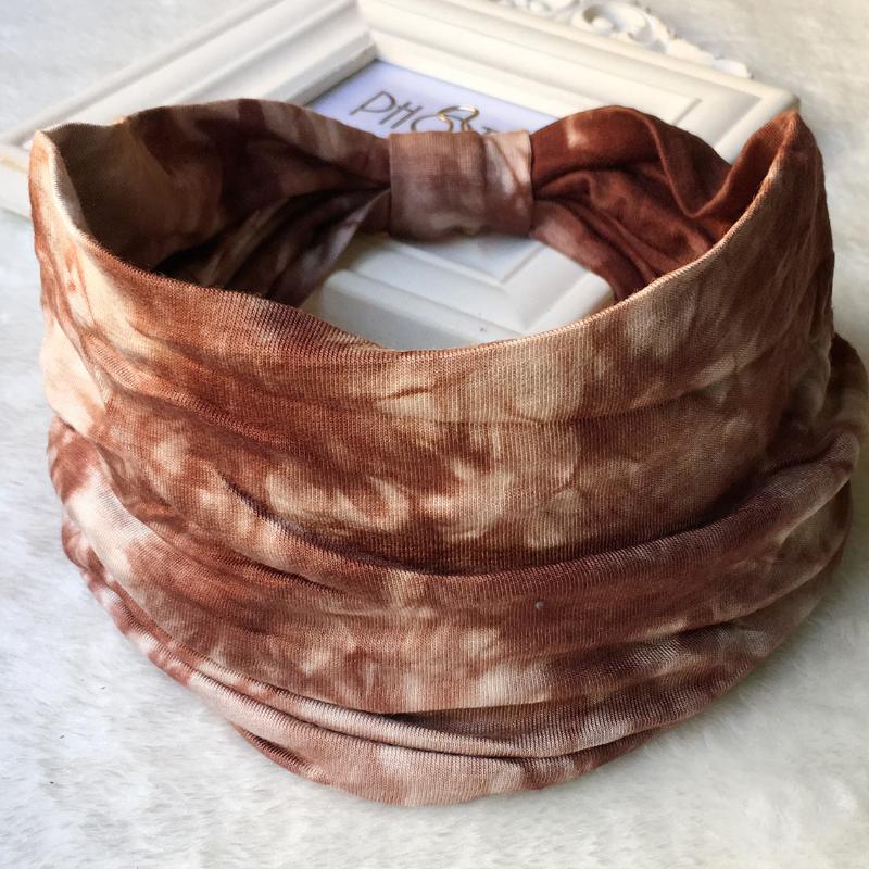 4Pcs Cross Wide Headband Women Wide Hair Band Boho Elastic Sports Headwear Yoga Hair Band Workout Headwrap