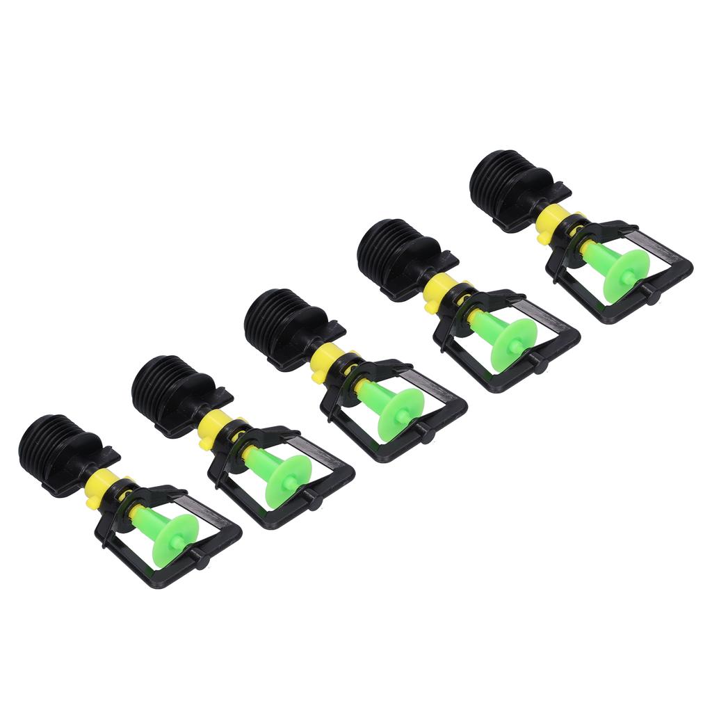 5PCS G1 2 Male Thread Rotating Sprinkler Nozzle Spray Head Misting Nozzle for Garden Irrigation