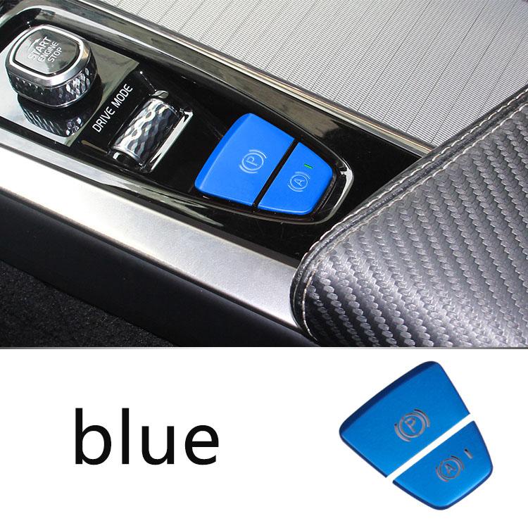 Autozubehör für Volvo XC60 XC90 S90 V90 V60 S60 Startknopf Parken Handbremse Patch dekorative Autoaufkleber Auto-Styling