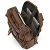 Retro Fashion Leather Men Backpack Business Male 15 16" Laptop Bag Daypacks Large Capacity Travel College School Bag Large