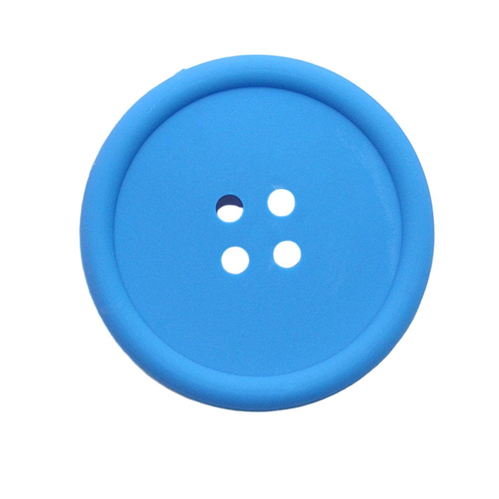 Coasters 8.8CM Button Styling Easy Cleaning High Flexibility