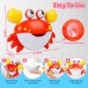 JoiTale Baby Bath Toys, Rechargeable Bath Bubble Machine with 12 Songs, Automatic Crab Bubble Maker Bath Toy for Toddler, Sensory Shower Toy for 1-6