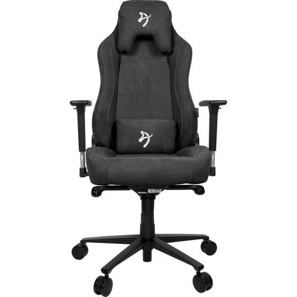 Fauteuil - AROZZI - Vernazza - Tissu doux et durable - Gris - Réglable en hauteur