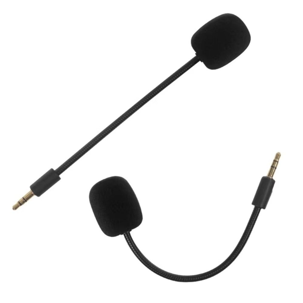 Detachable Game Headset Mic 3.5mm Universal Gaming Microphone Boom Flexible Noise Canceling Game Mic for Barracuda X