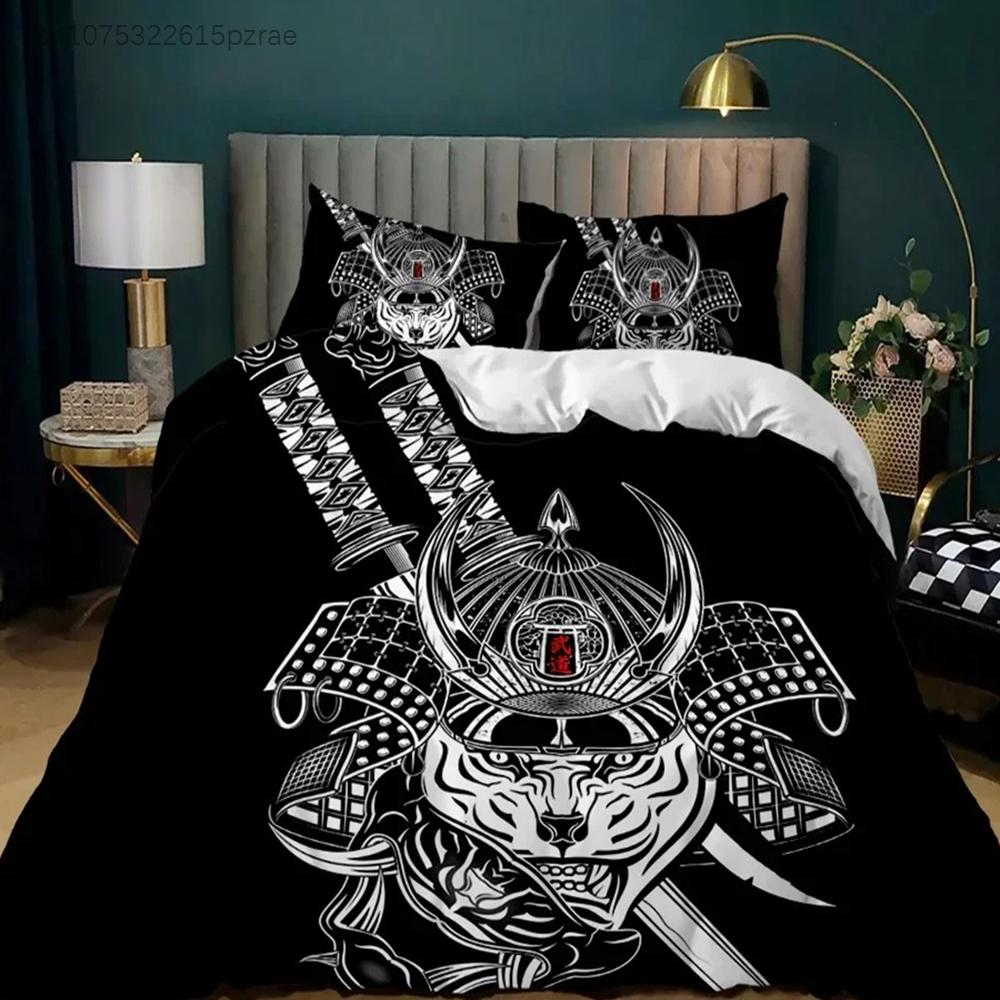 Japanese Element Duvet Cover Set Geisha Japanese Culture Theme Twin Bedding Set Double Queen King Size Polyester Qulit Cover
