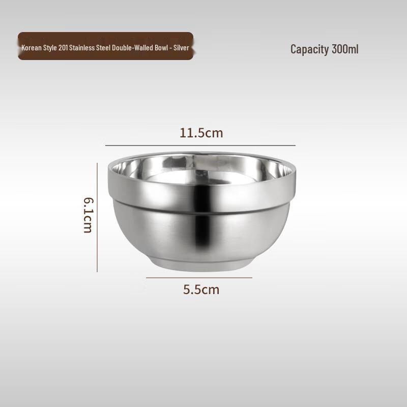 ZISIZ Double-Layer Insulated Kids Soup Bowl
