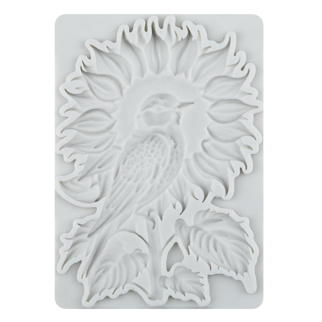 Bird Wreath Silicone Molds Bird Photo Frame Fondant Mold Cake Decorating Tools Cupcake Topper Candy Chocolate Gumpaste Mold