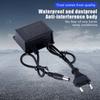 Stay Secure with Waterproof Power Adapter for Surveillance AHD Camera; EU/US Plug; DC12V 2A, Input AC100V-240V
