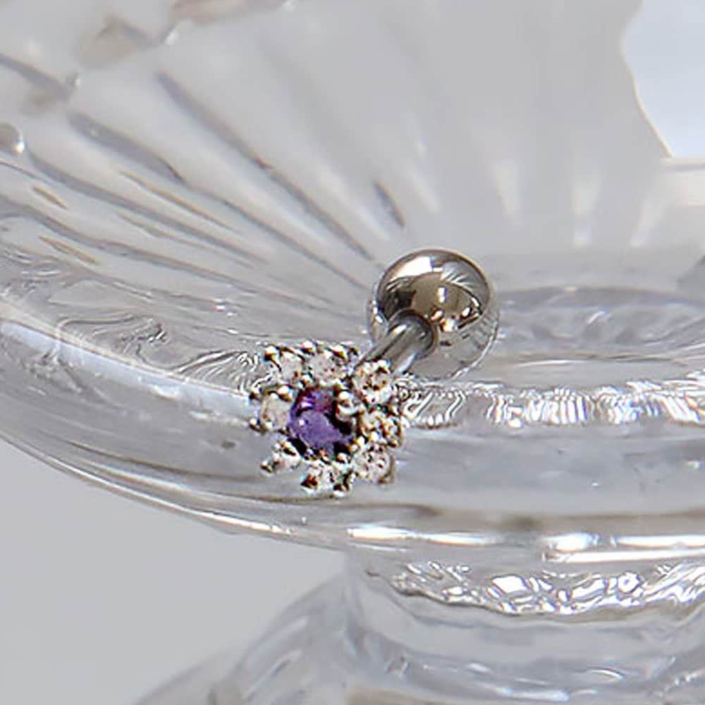 [1+1] Fashion Piercing Mini Bling 2 Types (Sold Individually)