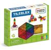 Magnetic Constructor Magformers Tileblox Rainbow, 30 Pieces